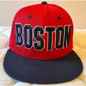 Bay State Apparel Vintage Adjustable BOSTON Baseball Hat Snapback